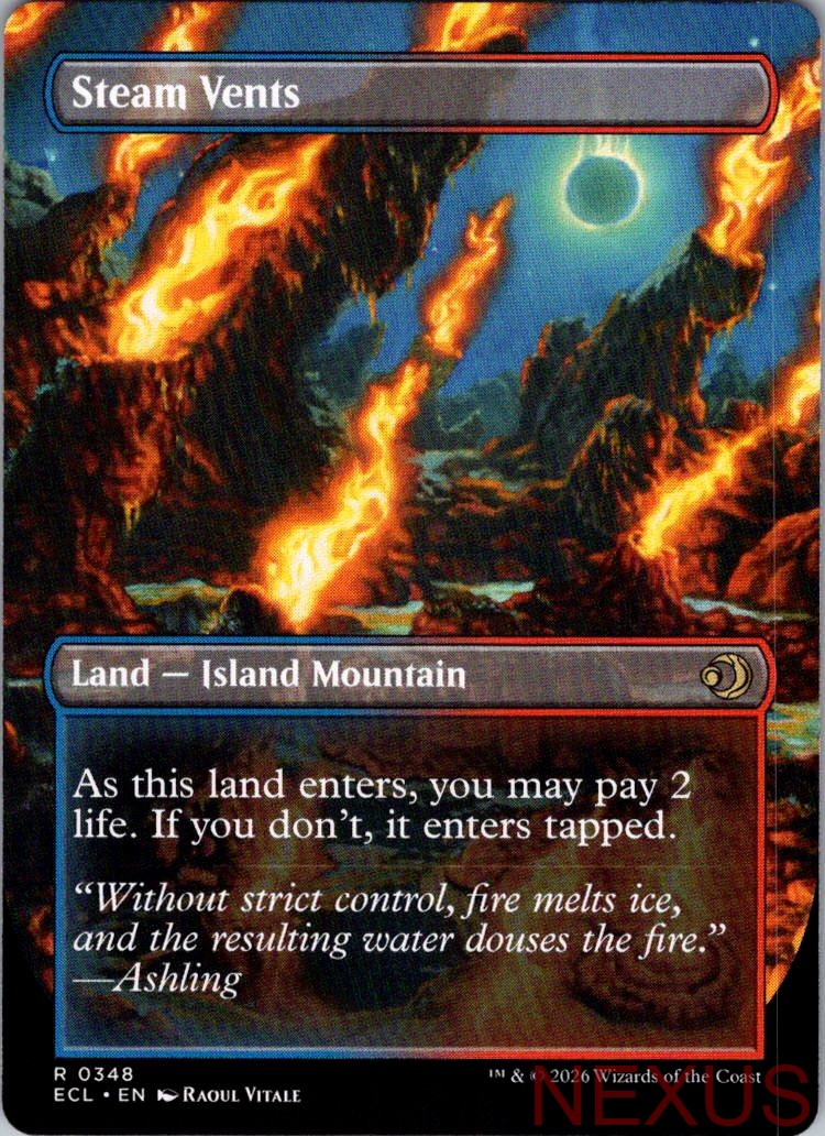 Steam Vents (Borderless) 348 Rare Near Mint