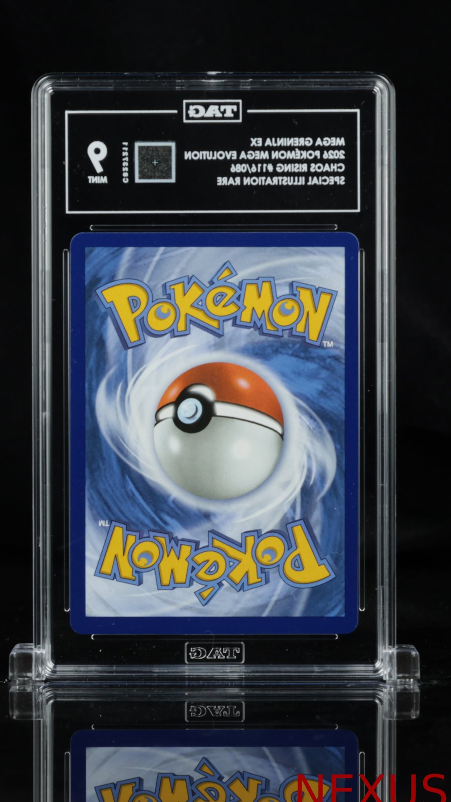 Mega Greninja EX 116/086 Special Illustration Rare Pokemon TAG 9 Mint