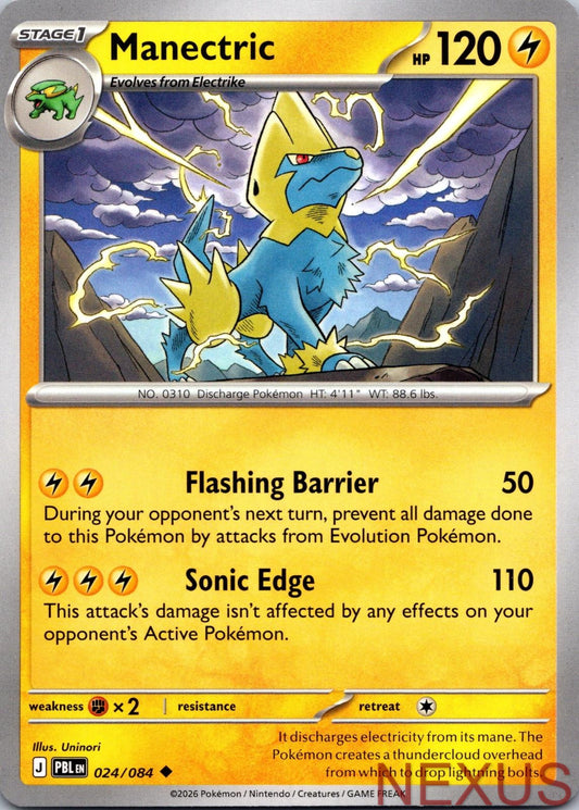 Manectric 024/084 Uncommon Near Mint