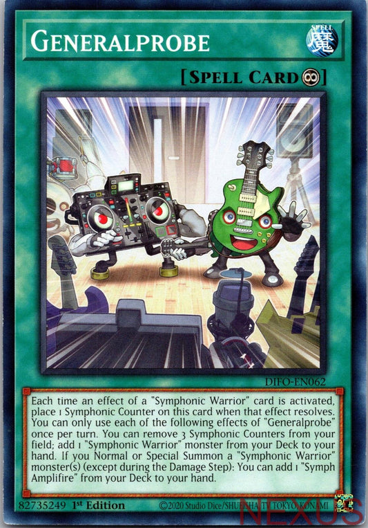 Generalprobe DIFO-EN062 Common Dimension Force 1st Edition Near Mint