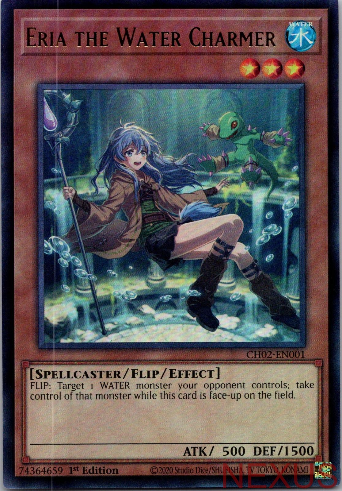 Eria the Water Charmer (Ultra Rare) CH02-EN001 Ultra Rare 1st Edition Near Mint