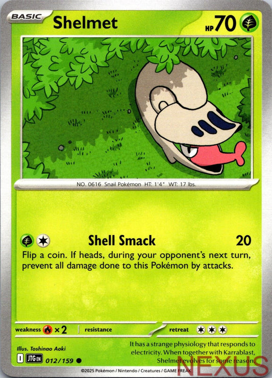Shelmet 012/159 Common Near Mint