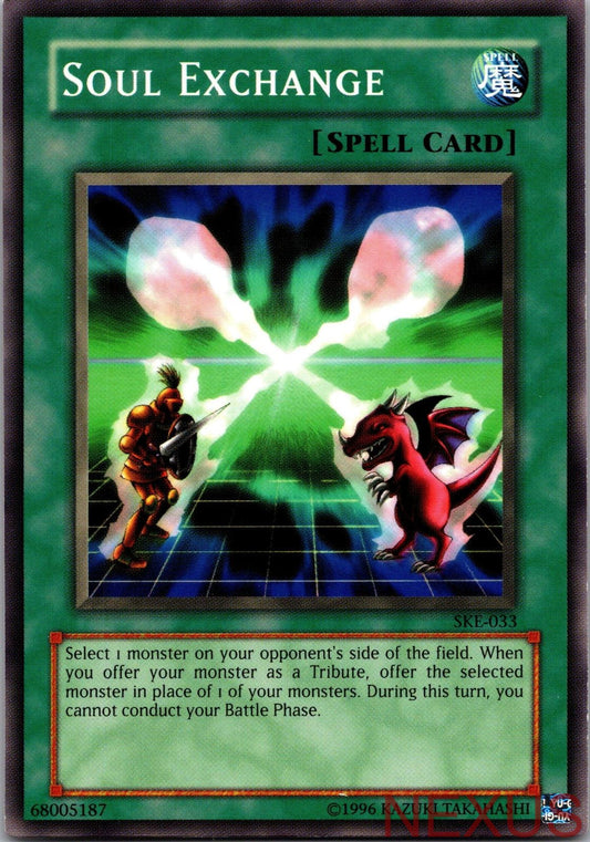 Soul Exchange SKE-033 Common Starter Deck: Kaiba Evolution Unlimited Near Mint
