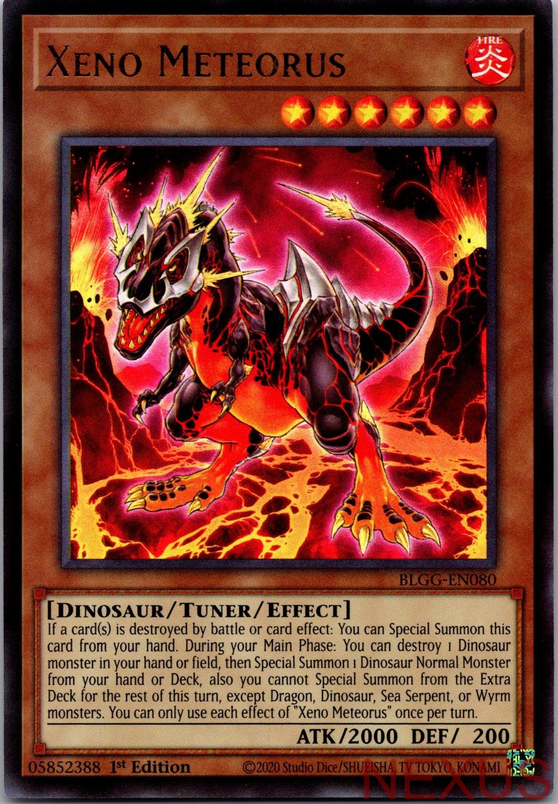 Xeno Meteorus BLGG-EN080 Ultra Rare 1st Edition Near Mint