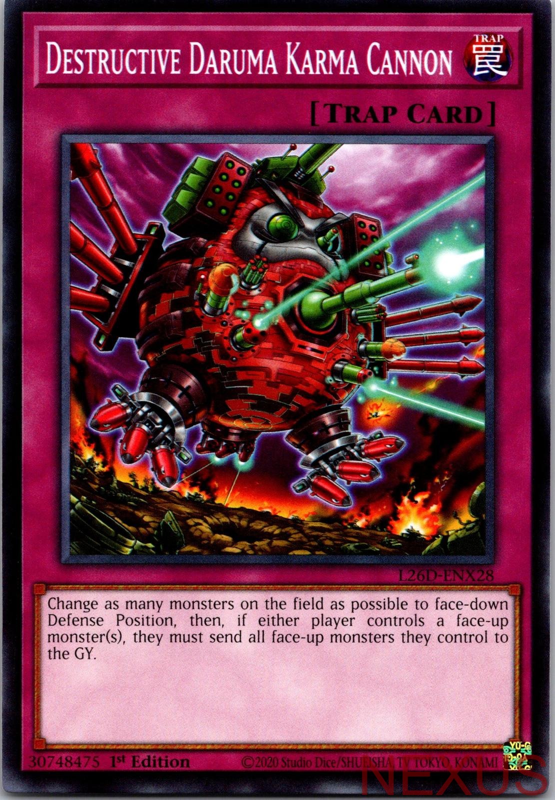 Destructive Daruma Karma Cannon L26D-ENX28 1st Edition NM