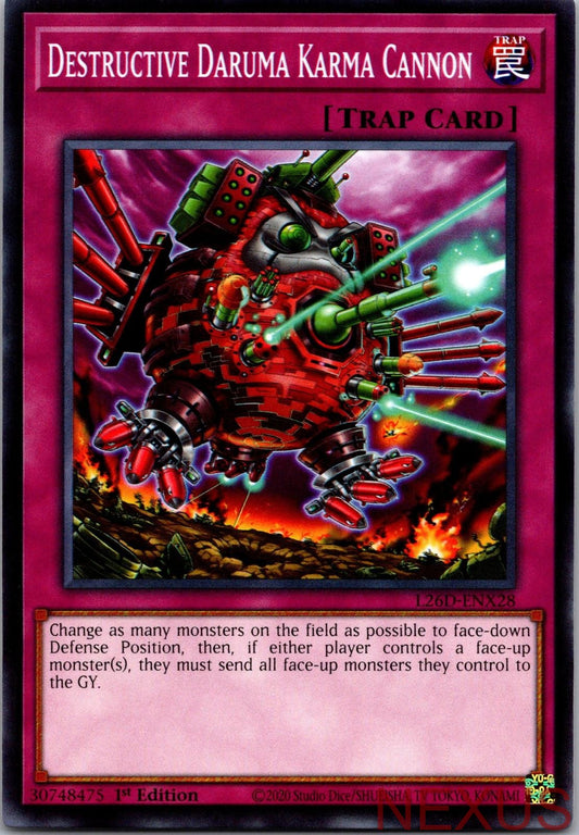 Destructive Daruma Karma Cannon L26D-ENX28 1st Edition NM