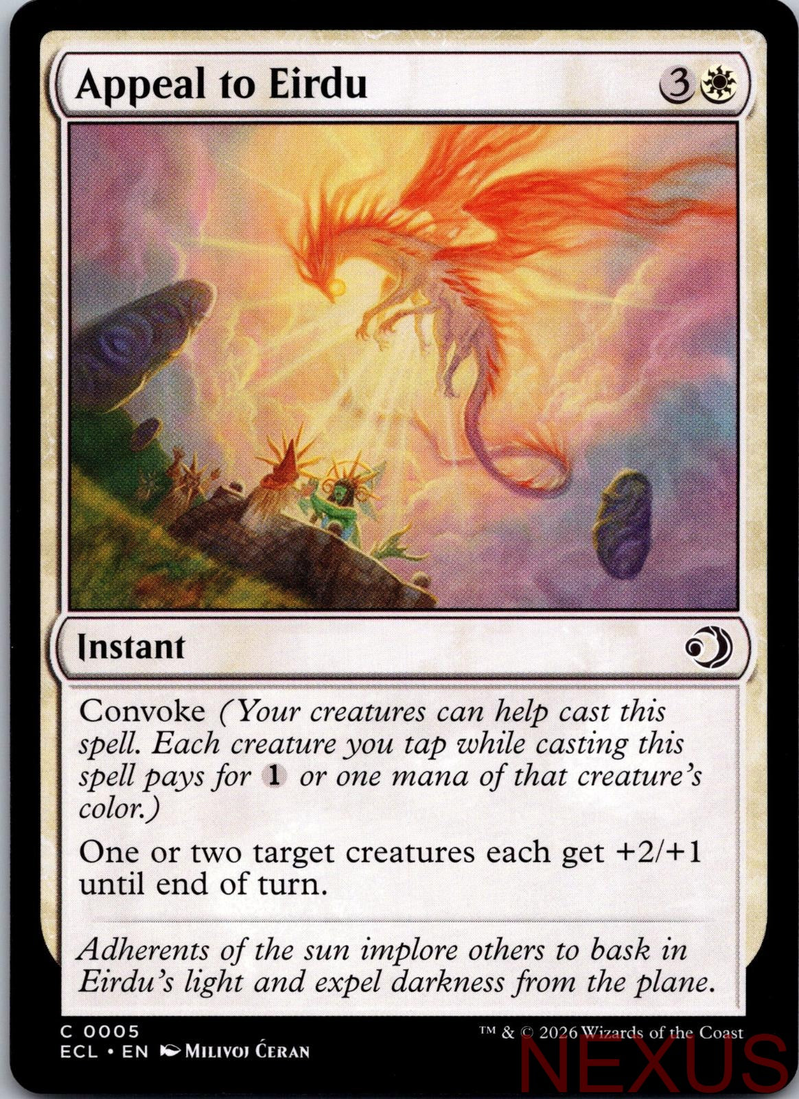 Appeal to Eirdu 5 Common Near Mint