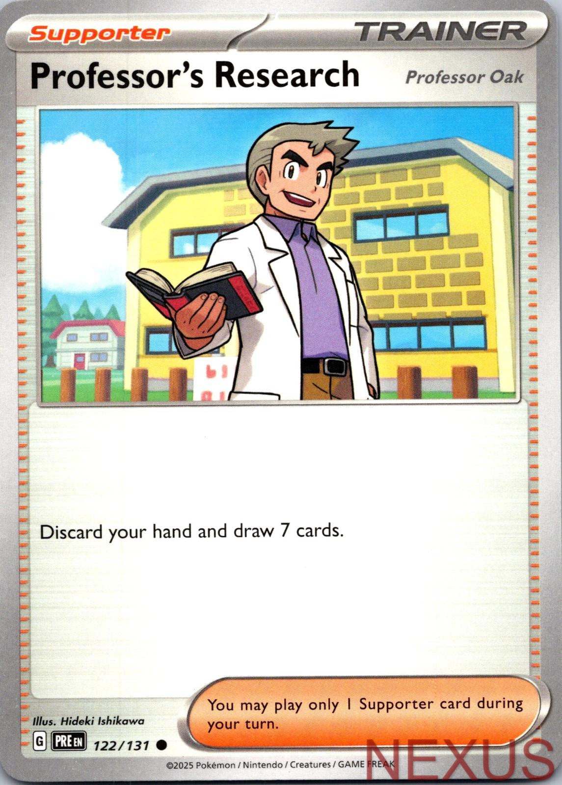 Professor's Research [Professor Oak] 122/131 Common Near Mint