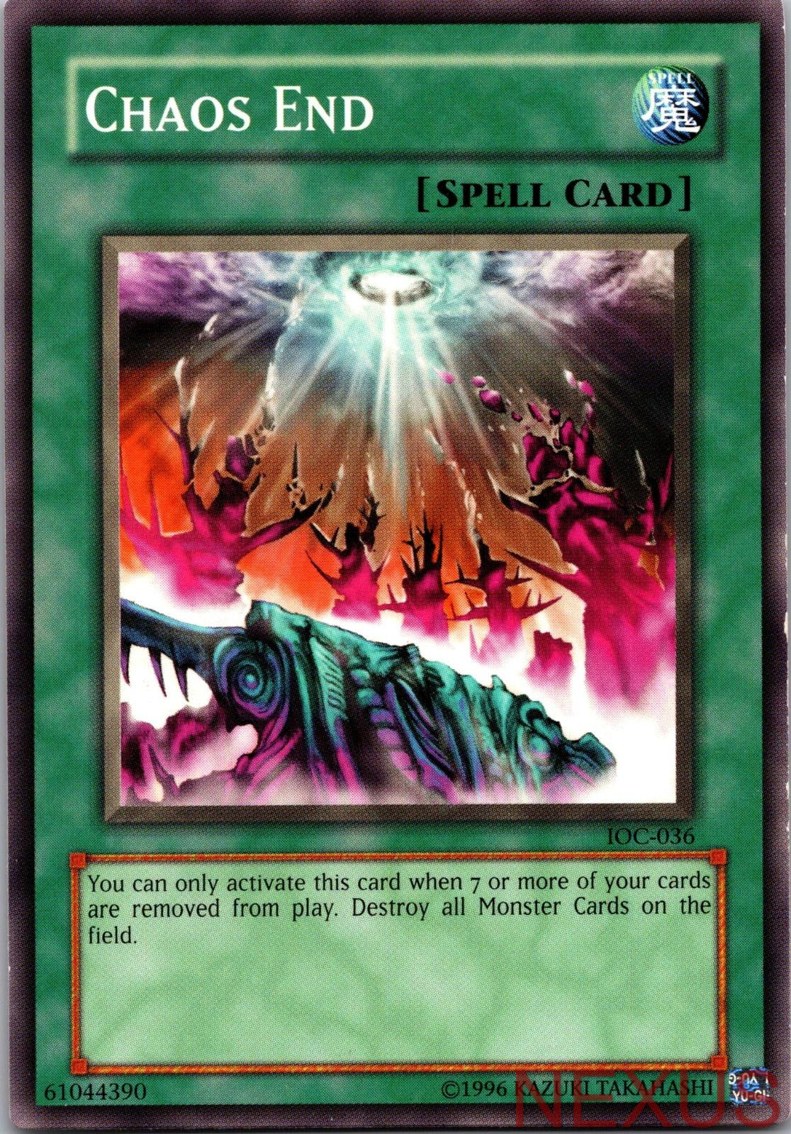 Chaos End IOC-036 Common Invasion of Chaos Unlimited Near Mint