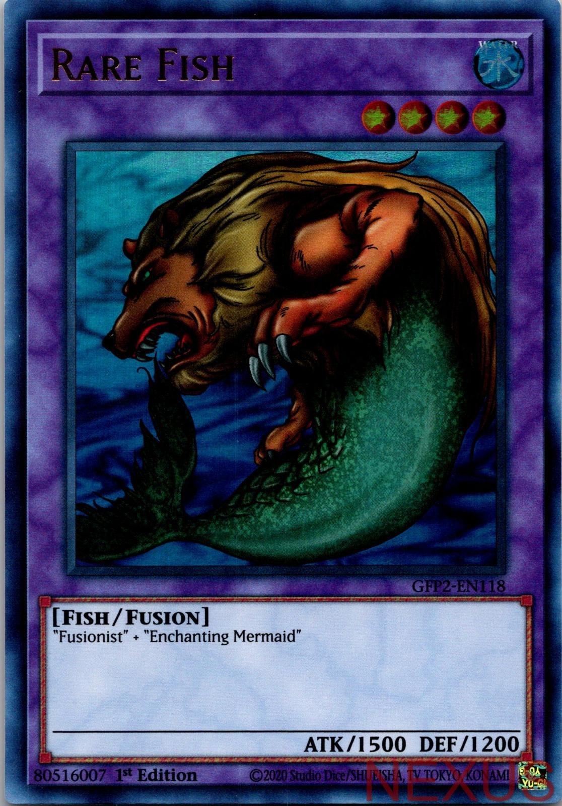Rare Fish GFP2-EN118 Ultra Rare 1st Edition Near Mint