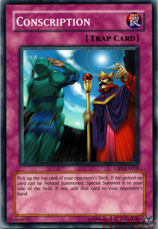 Conscription CRV-EN058 Common Cybernetic Revolution Yu-Gi-Oh Unlimited Near Mint