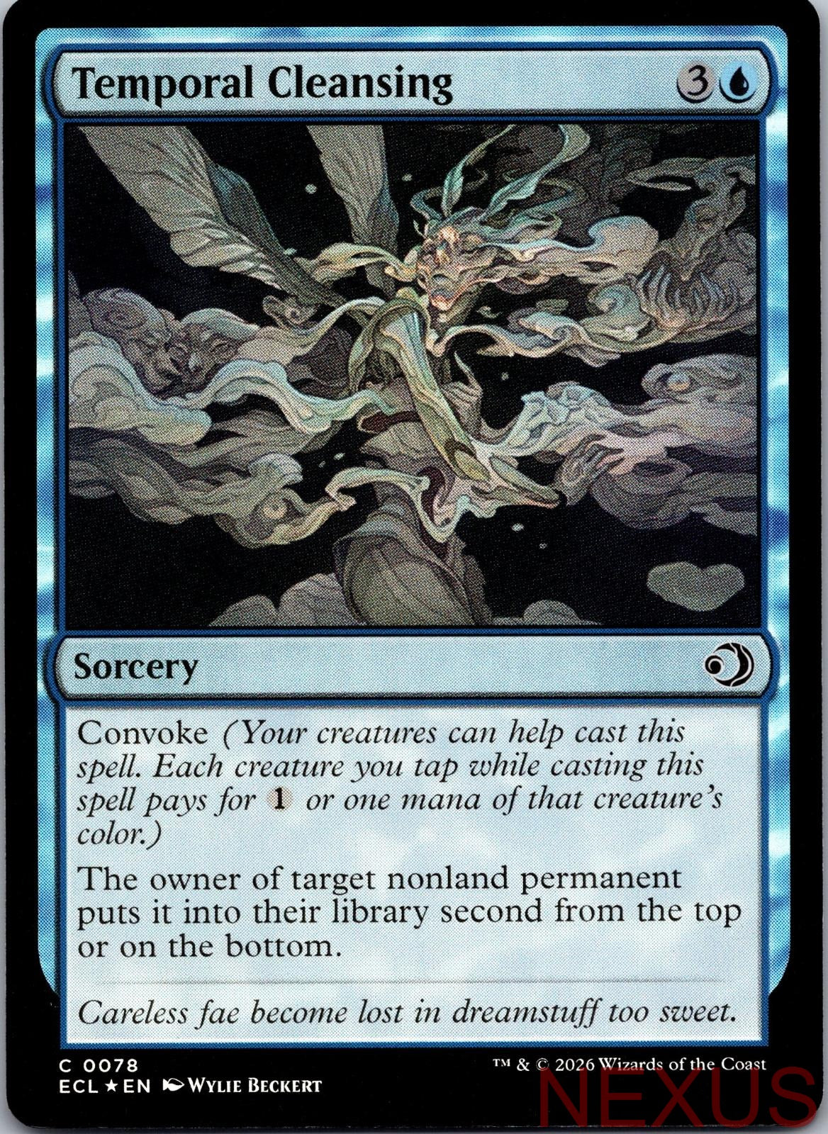 Temporal Cleansing 78 Common Foil Near Mint