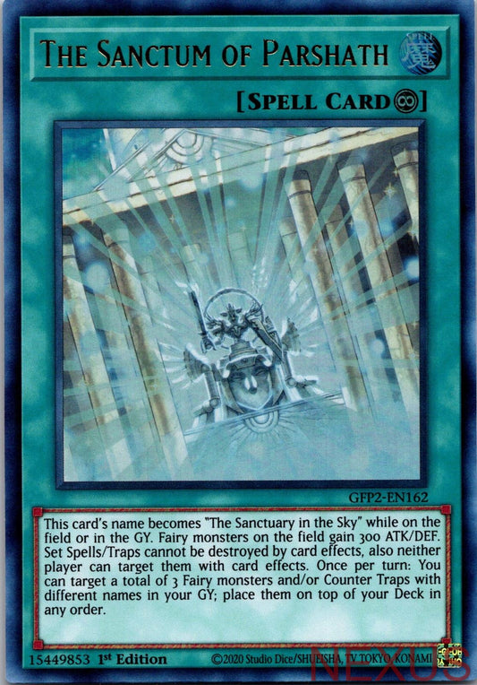 The Sanctum of Parshath GFP2-EN162 Ultra Rare 1st Edition Near Mint