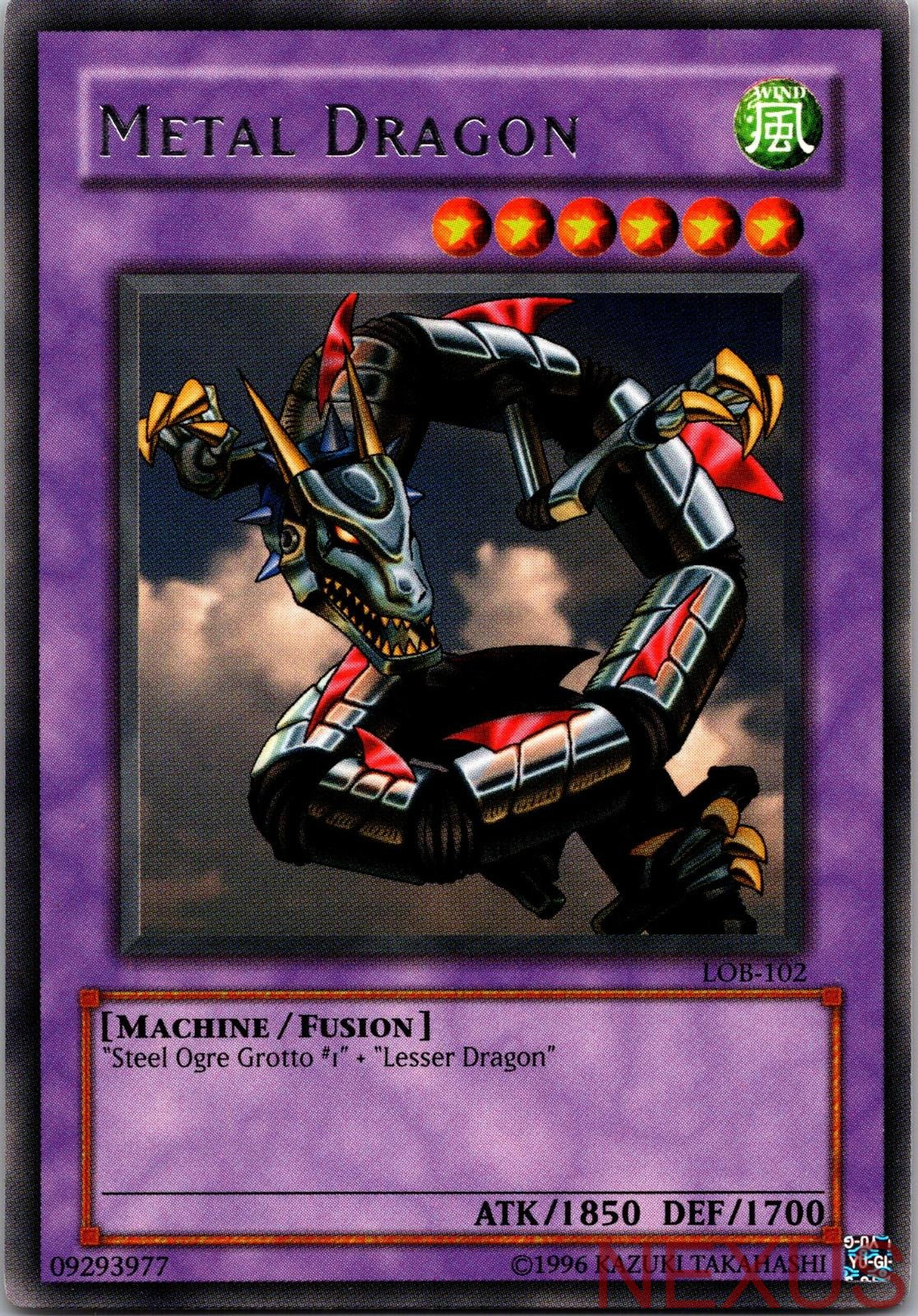 Metal Dragon LOB-102 The Legend of Blue Eyes White Dragon Yu-Gi-Oh Unlimited NM