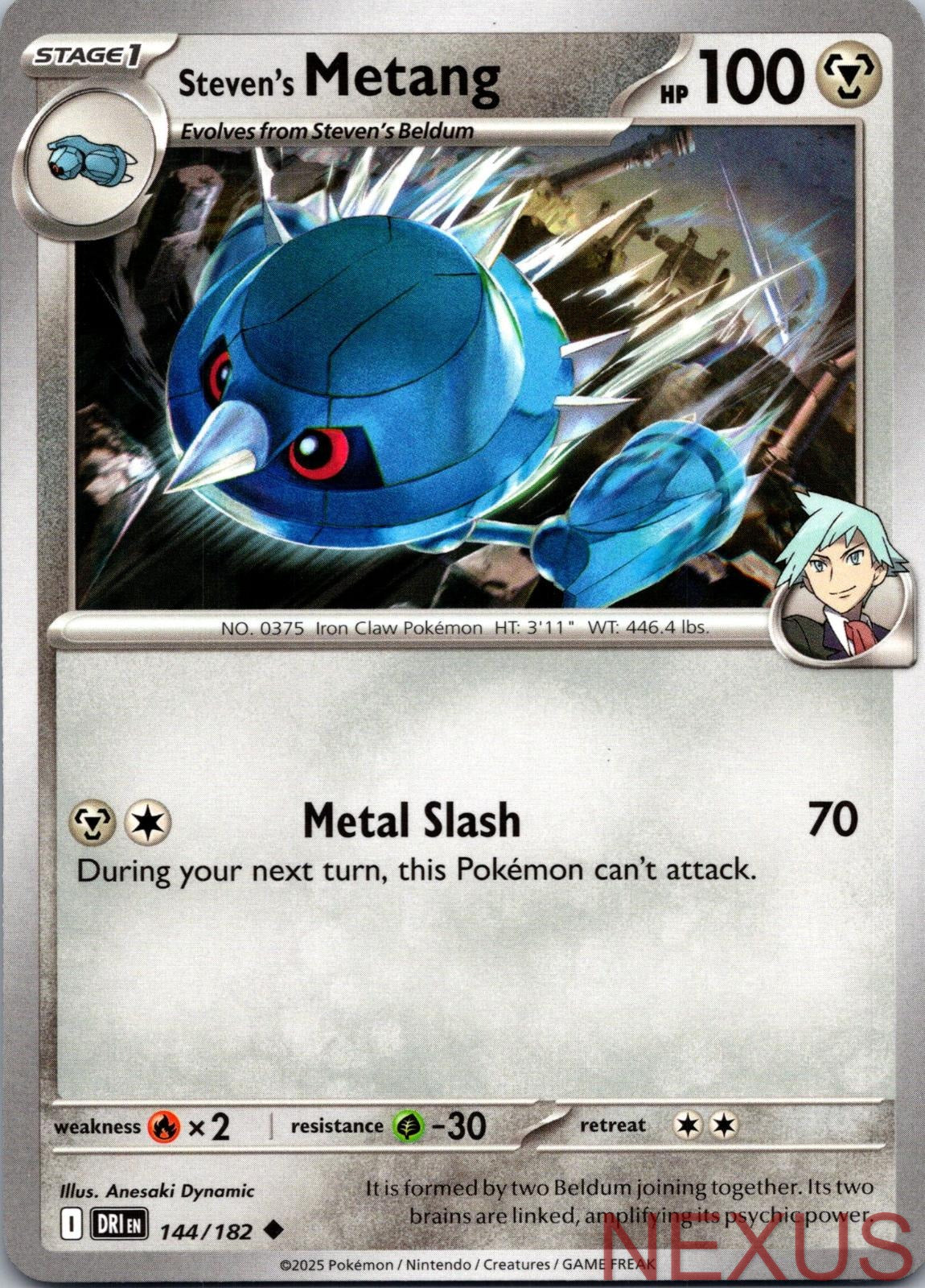 Steven's Metang 144/182 Uncommon Near Mint