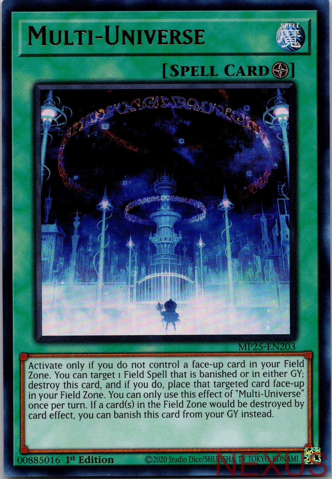 Multi-Universe MP25-EN203 Ultra Rare 1st Edition Near Mint