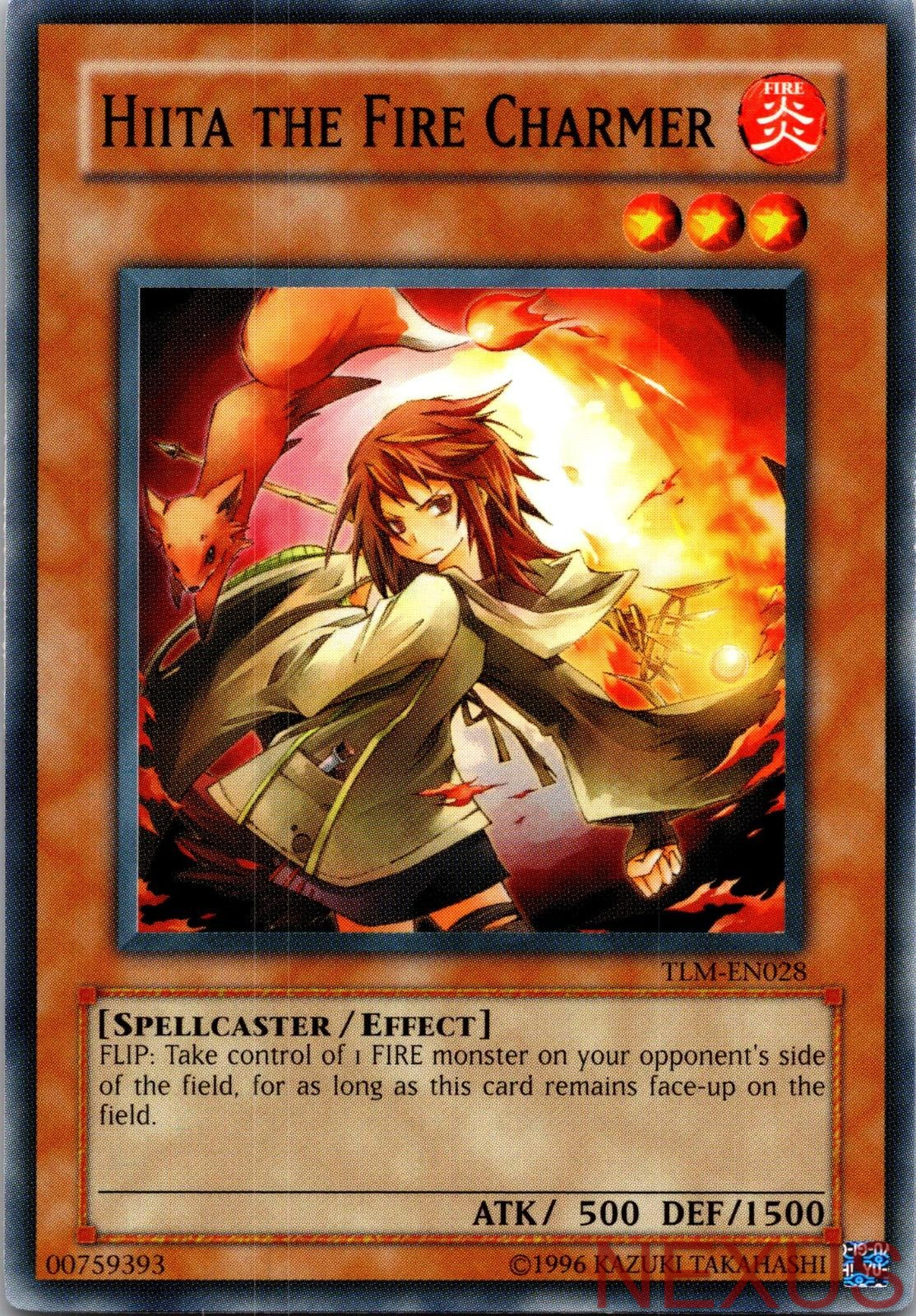 Hiita the Fire Charmer TLM-EN028 Common Unlimited Lightly Played