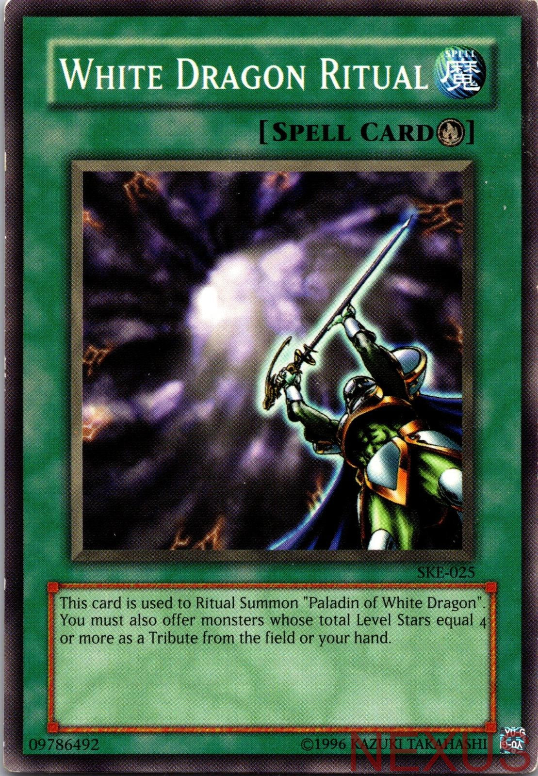White Dragon Ritual SKE-025 Common Starter Deck: Kaiba Evolution Unlimited NM