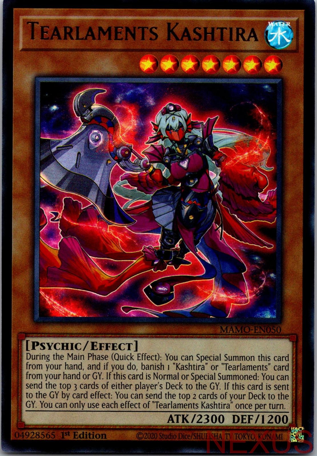 Tearlaments Kashtira MAMO-EN050 Magnificent Monsters Yu-Gi-Oh 1st Edition NM