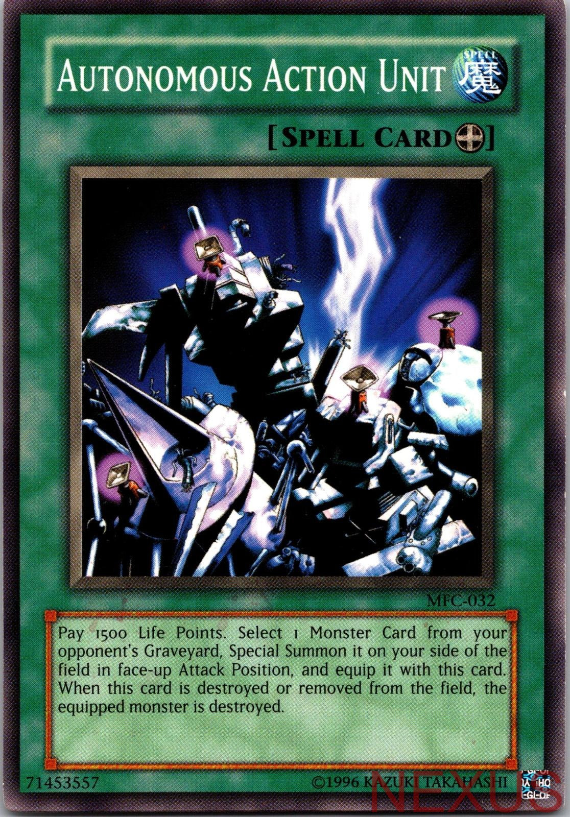 Autonomous Action Unit MFC-032 Common Magician's Force Unlimited Near Mint