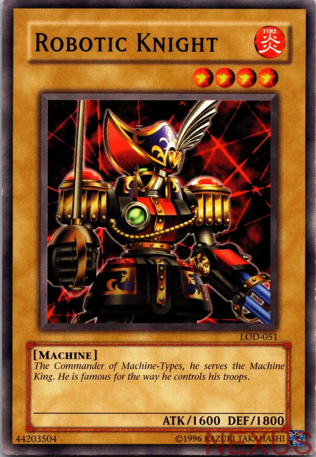 Robotic Knight LOD-051 Common Legacy of Darkness Yu-Gi-Oh Unlimited Near Mint