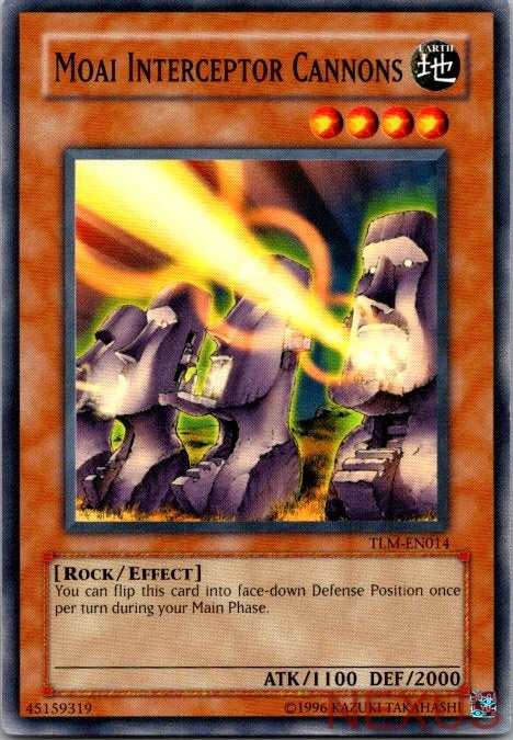 Moai Interceptor Cannons TLM-EN014 The Lost Millennium Yu-Gi-Oh Unlimited NM