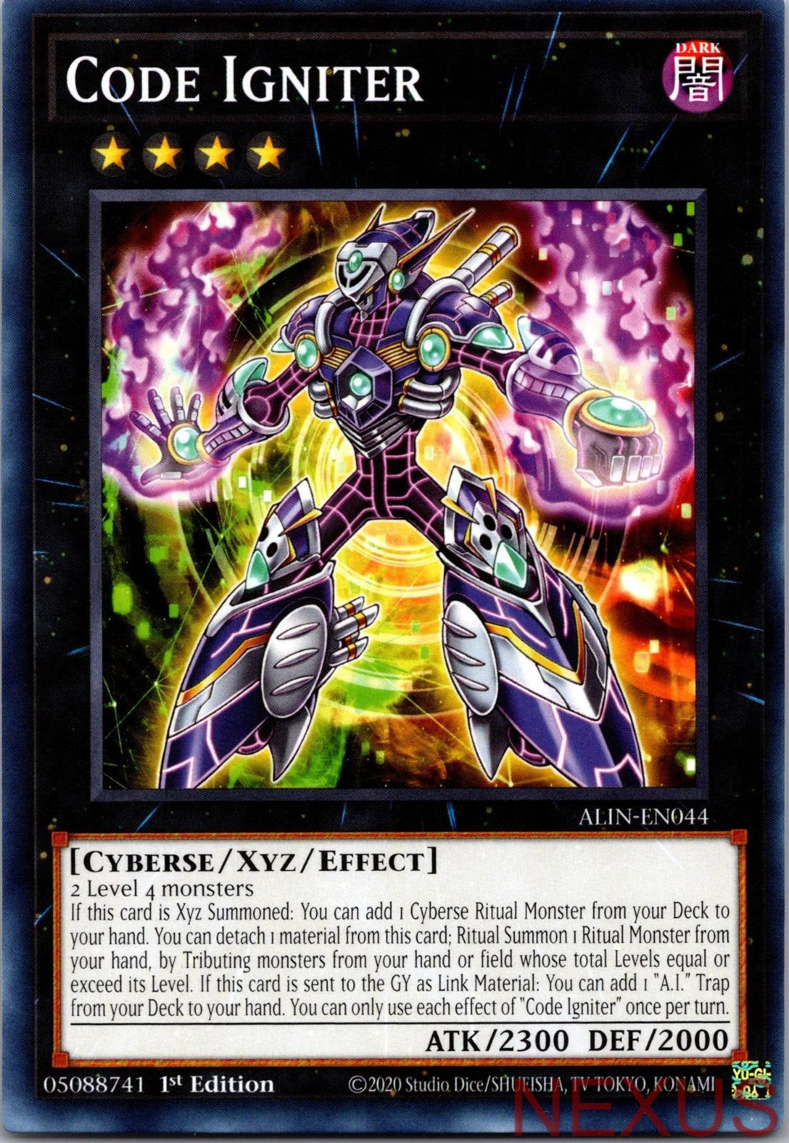 Code Igniter ALIN-EN044 Common Alliance Insight 1st Edition Near Mint
