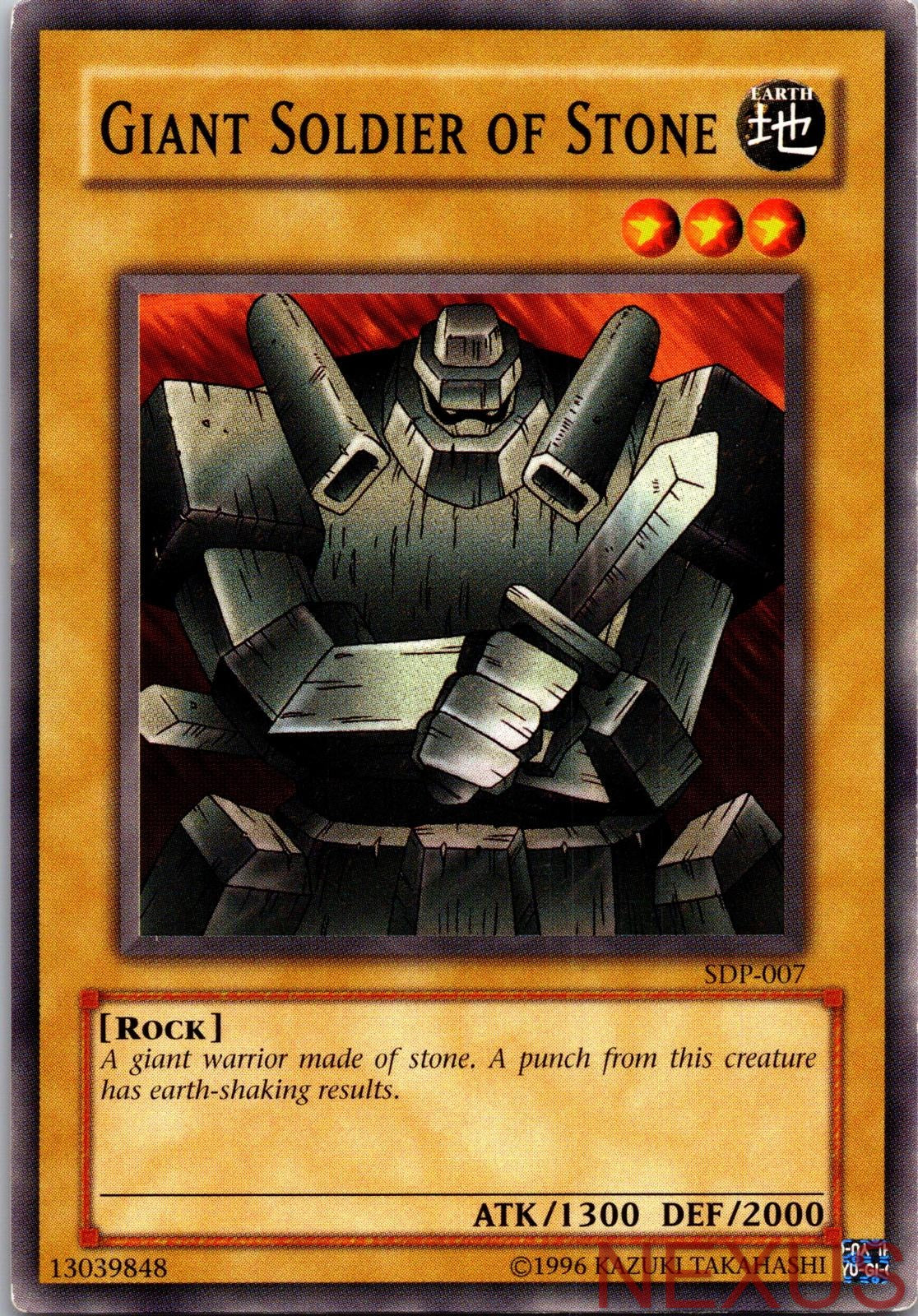Giant Soldier of Stone SDP-007 Common Unlimited Lightly Played