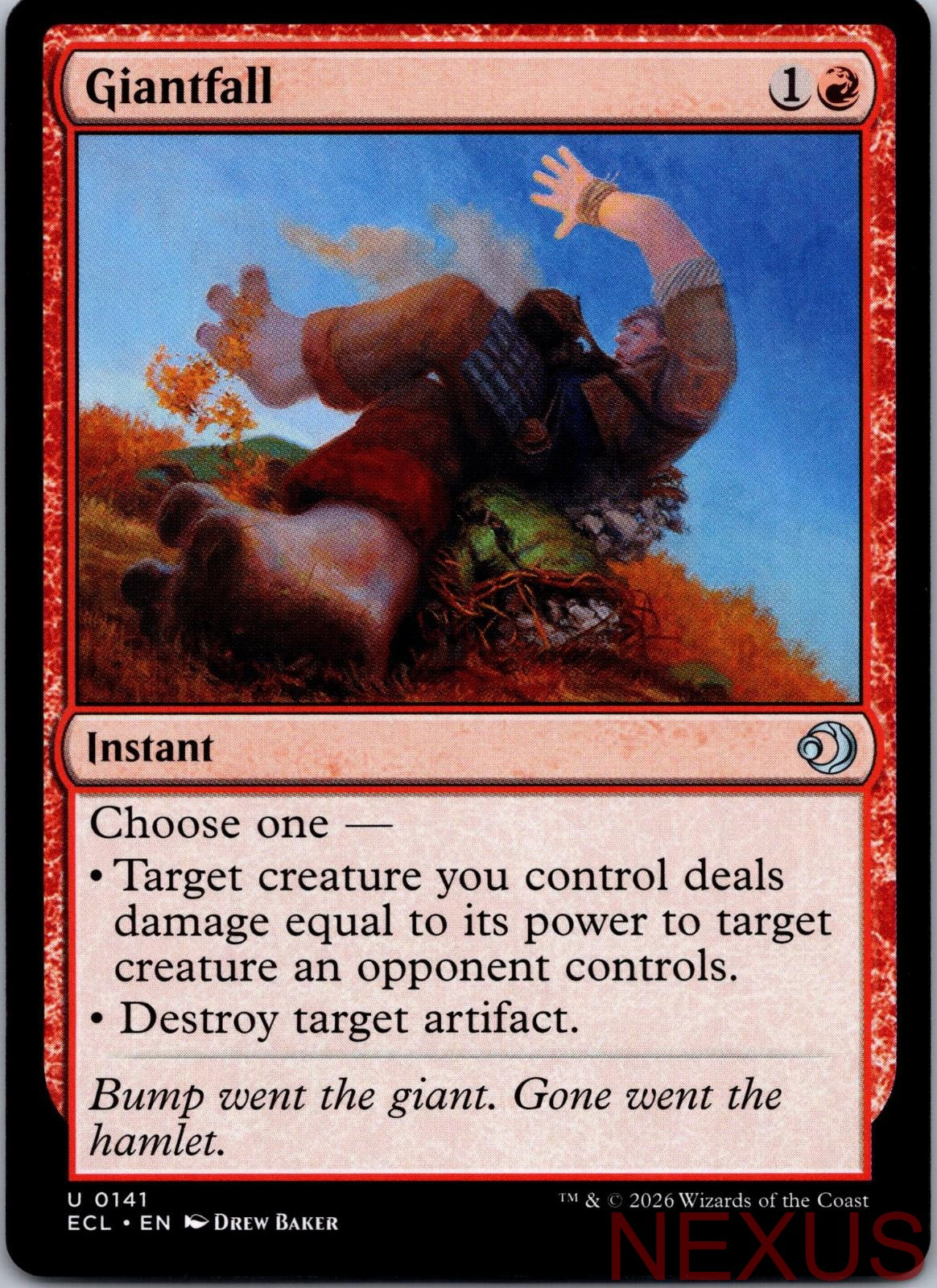 Giantfall 141 Uncommon Near Mint