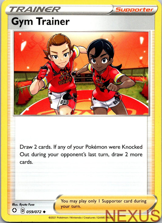 Gym Trainer 059/072 Uncommon Near Mint