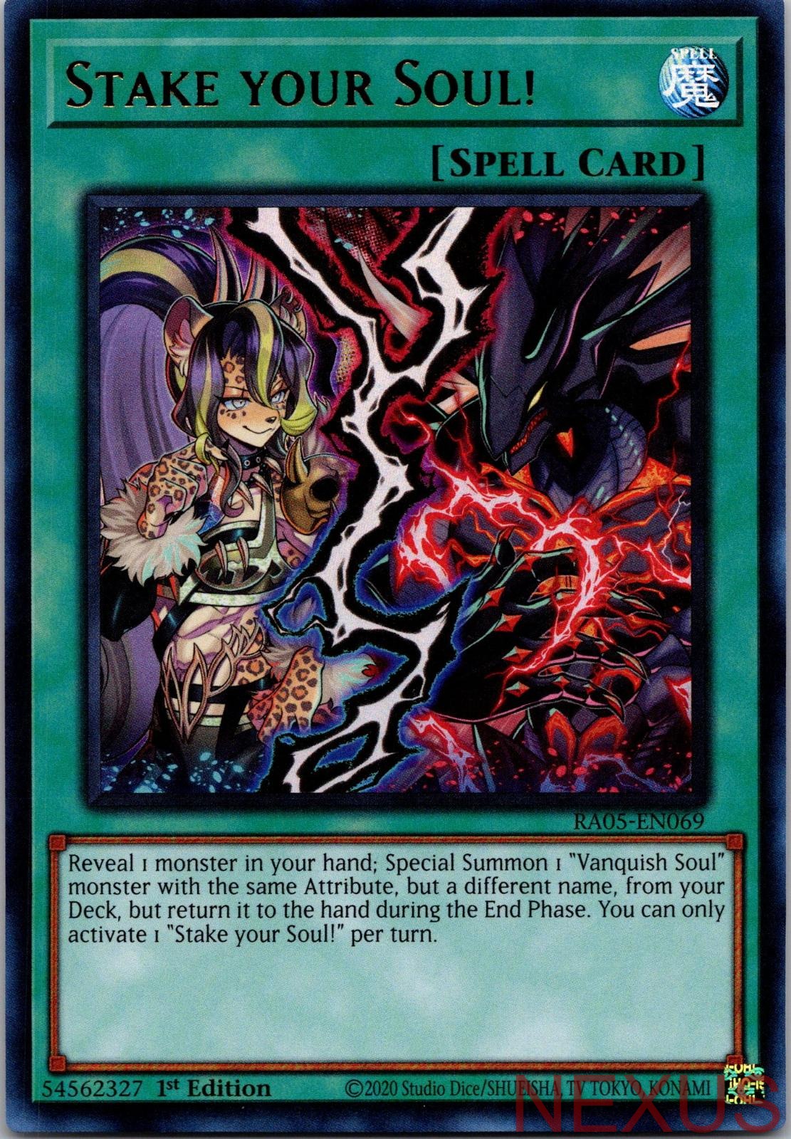Stake your Soul! (Ultra Rare) RA05-EN069 Ultra Rare 1st Edition Near Mint
