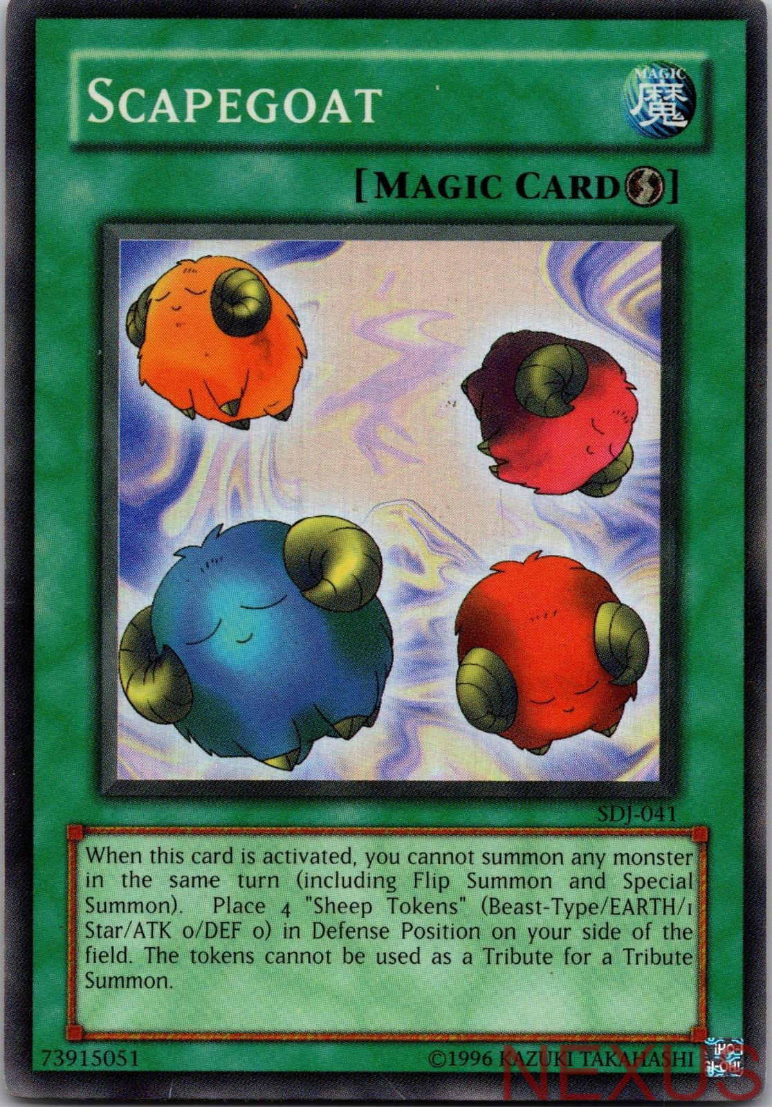 Scapegoat SDJ-041 Super Rare Starter Deck: Joey Unlimited Near Mint