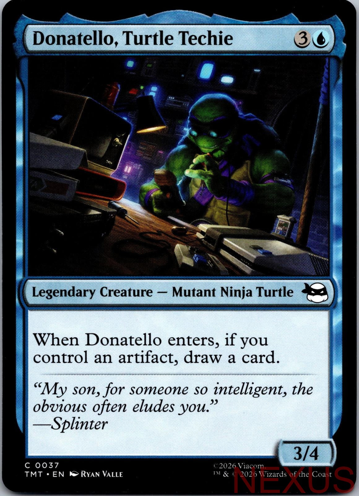 Donatello, Turtle Techie 0037 Teenage Mutant Ninja Turtles NM