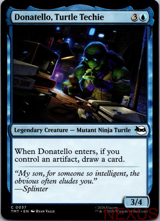 Donatello, Turtle Techie 0037 Teenage Mutant Ninja Turtles NM