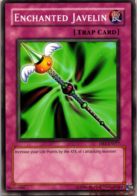 Enchanted Javelin DB1-EN077 Common Dark Beginning 1 Yu-Gi-Oh Unlimited LP