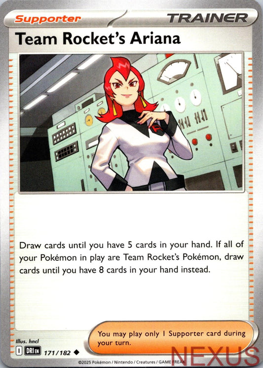 Team Rocket's Ariana 171/182 Uncommon Near Mint