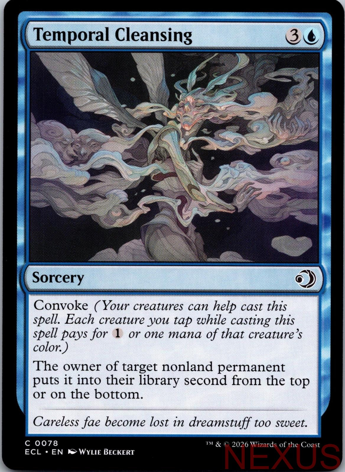 Temporal Cleansing 78 Common Near Mint