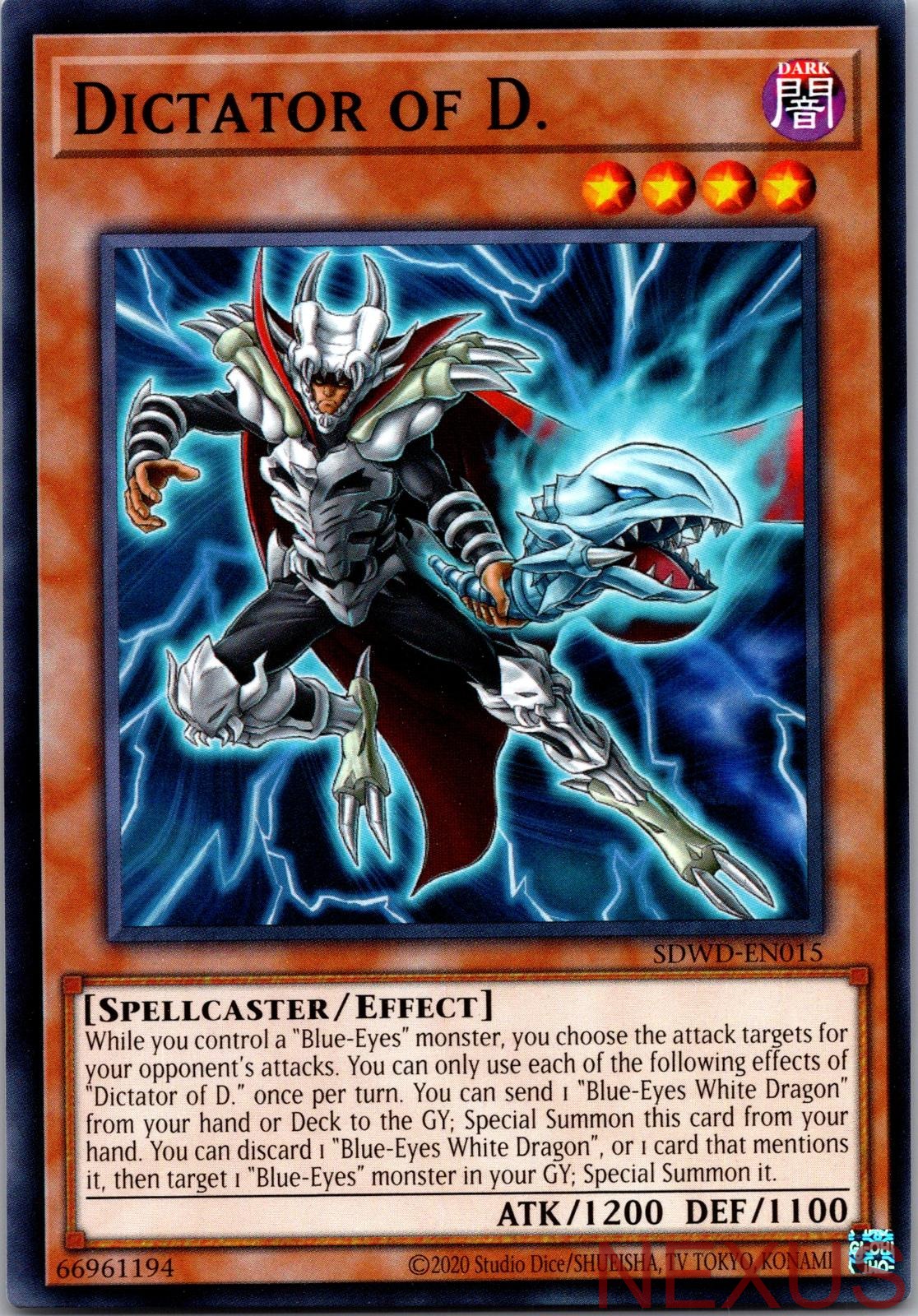 Dictator of D. SDWD-EN015 Common Unlimited Near Mint