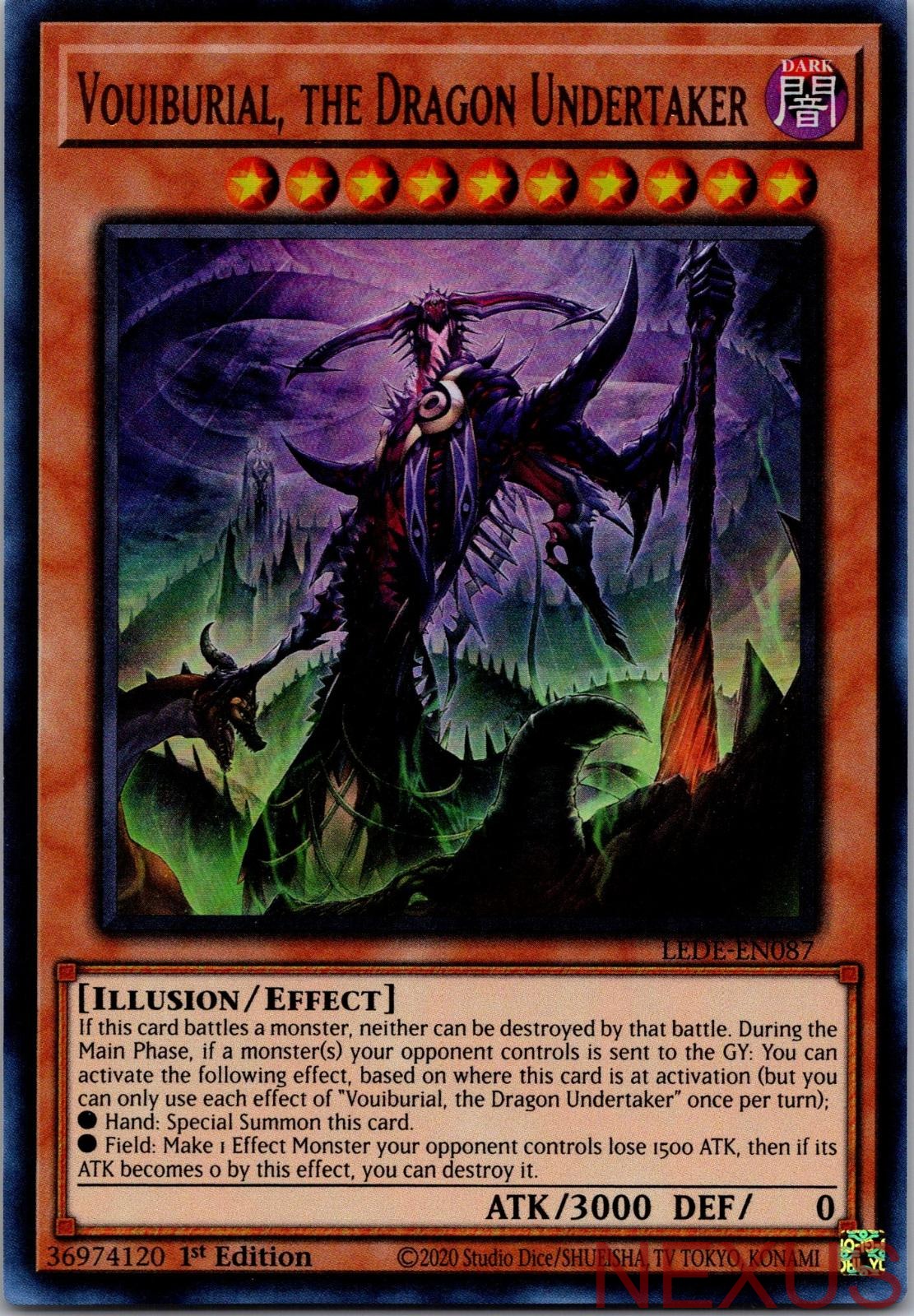 Vouiburial, the Dragon Undertaker LEDE-EN087 1st Edition NM