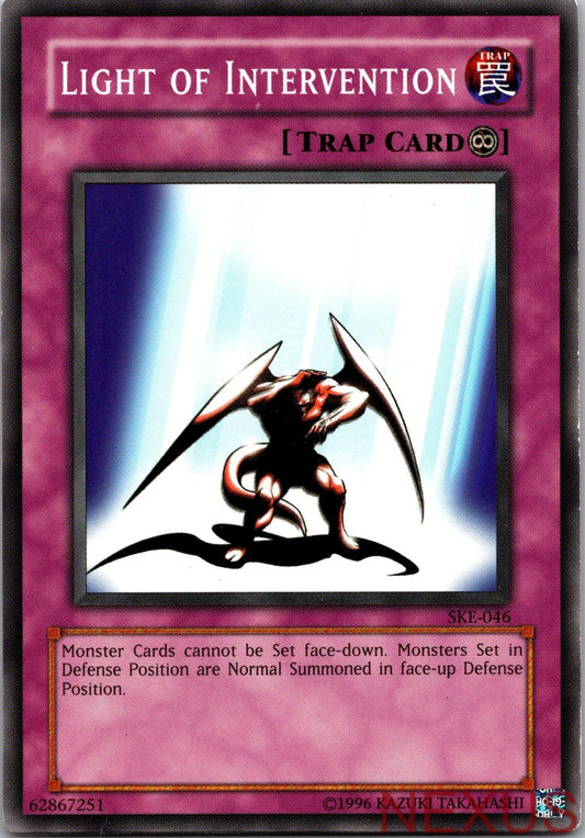 Light of Intervention SKE-046 Common Starter Deck: Kaiba Evolution Unlimited NM