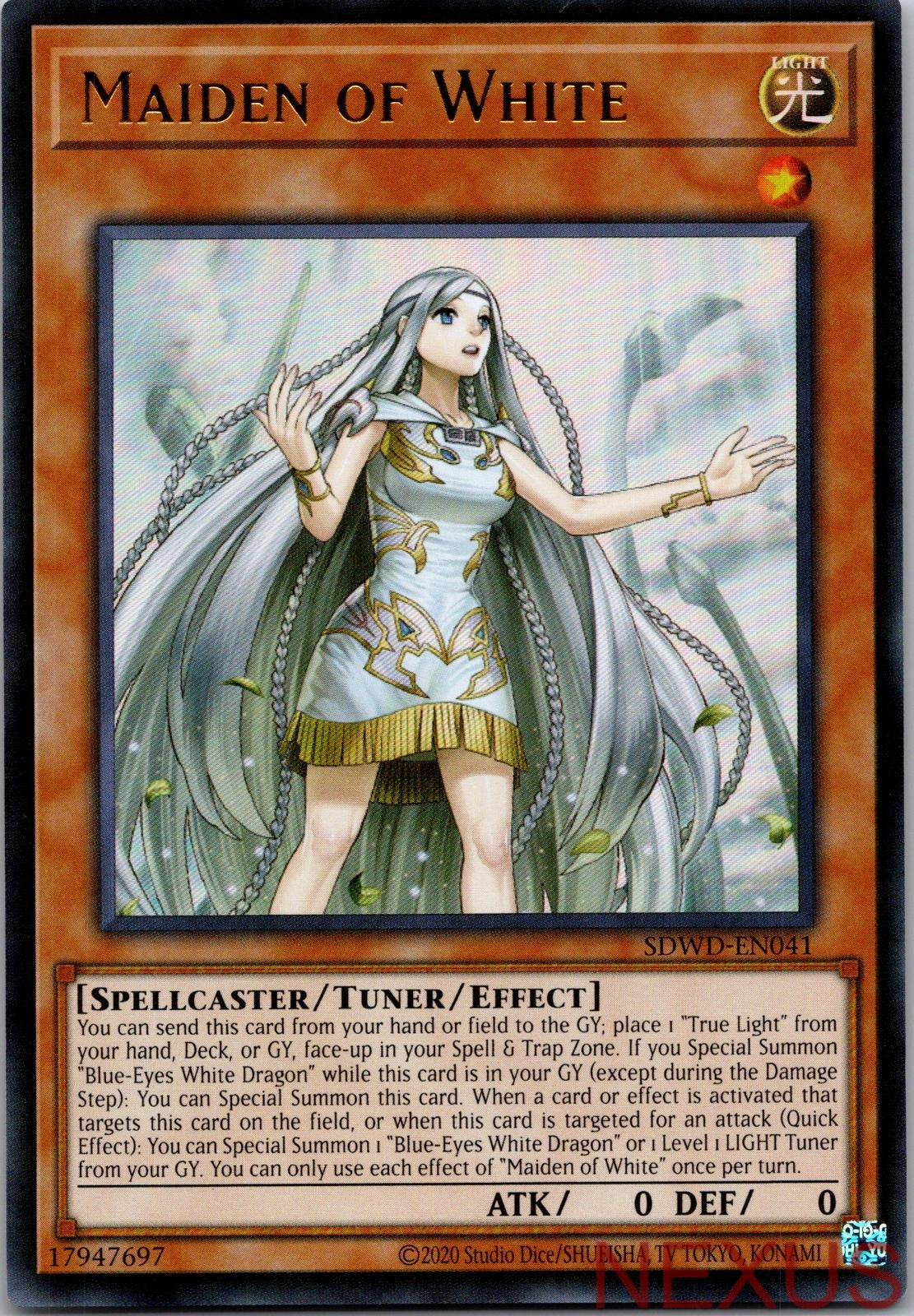 Maiden of White SDWD-EN041 Ultra Rare Unlimited Near Mint