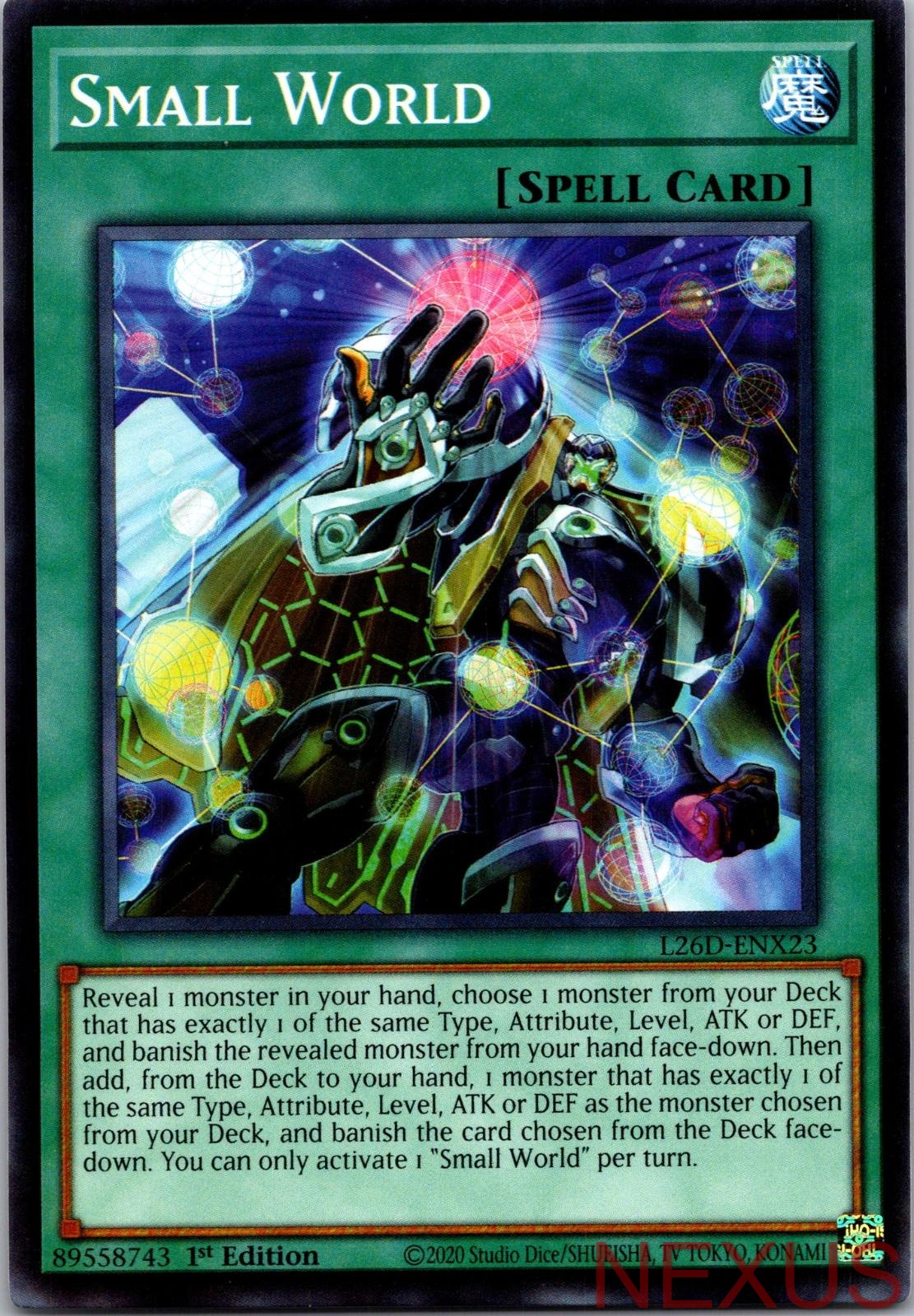Small World L26D-ENX23 Common Legendary Modern Decks 2026 1st Edition Near Mint