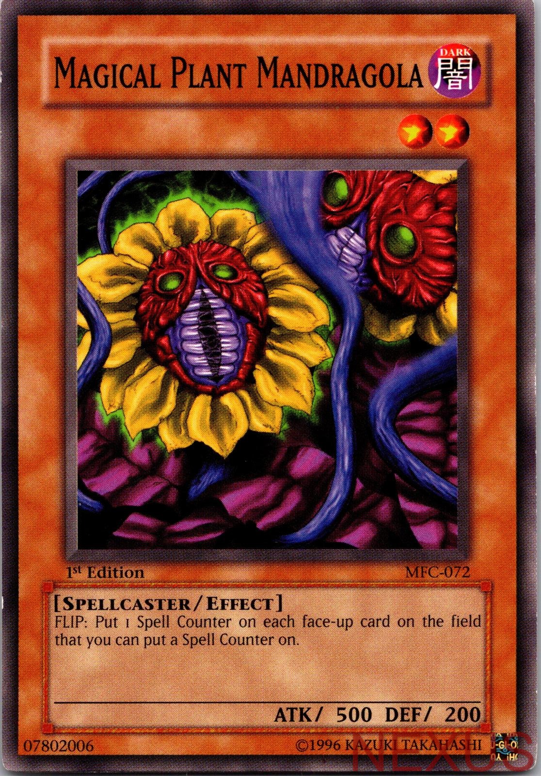 Magical Plant Mandragola MFC-072 Common 1st Edition Lightly Played