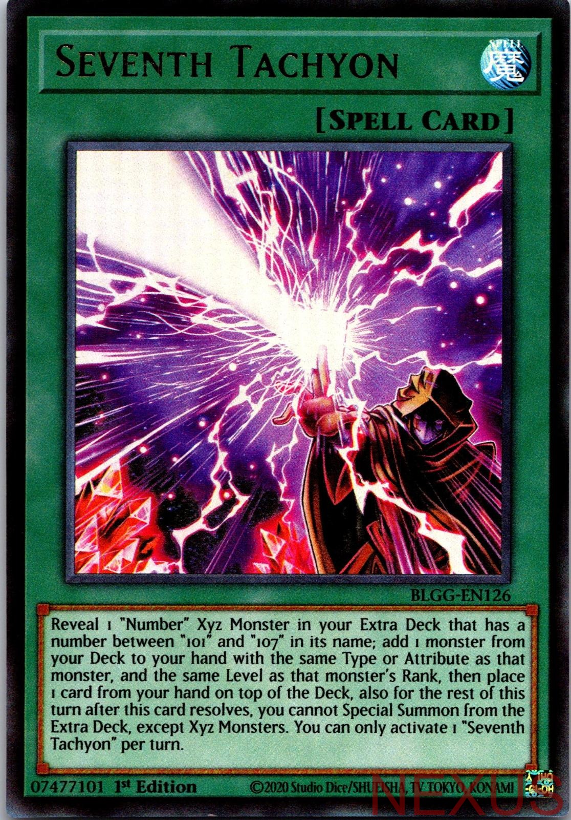 Seventh Tachyon BLGG-EN126 Battles of Legend: Glorious Gallery 1st Edition NM
