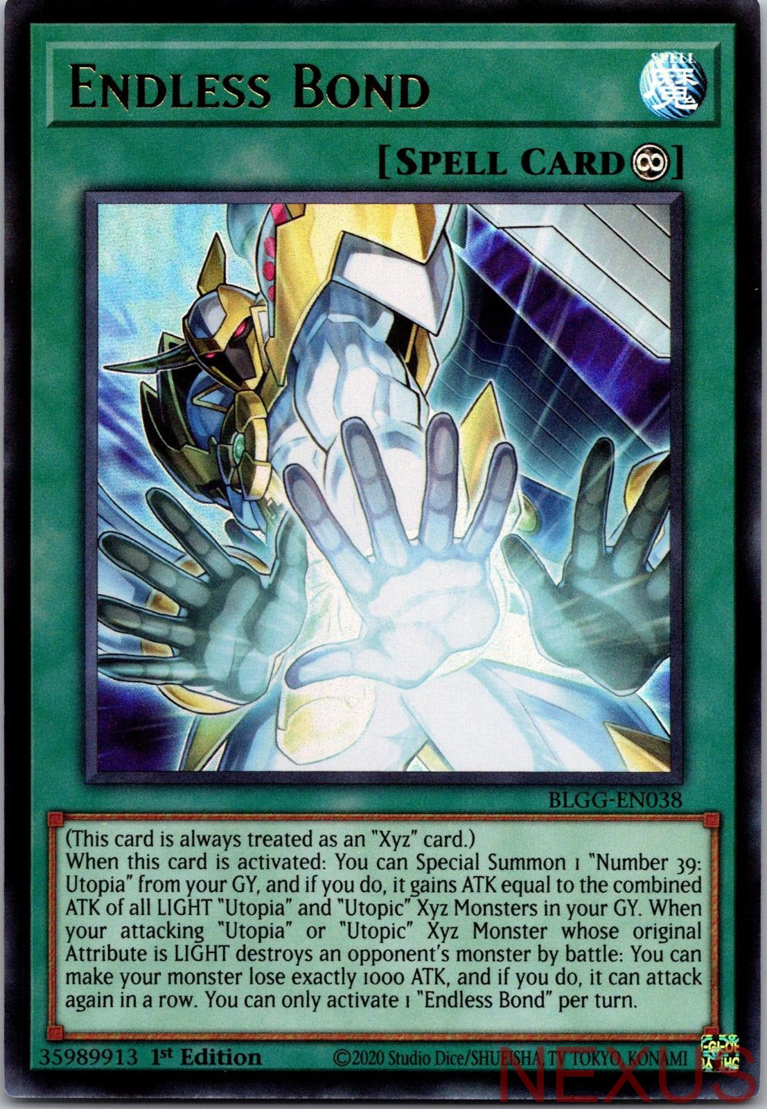 Endless Bond BLGG-EN038 Ultra Rare 1st Edition Near Mint