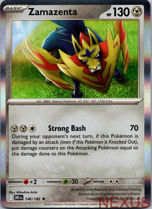 Zamazenta 146/182 Rare Holo Near Mint