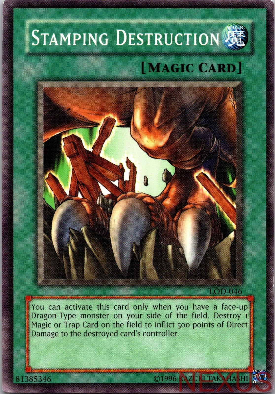 Stamping Destruction LOD-046 Common Legacy of Darkness Unlimited Near Mint