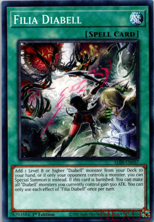Filia Diabell ALIN-EN057 Common 1st Edition Near Mint