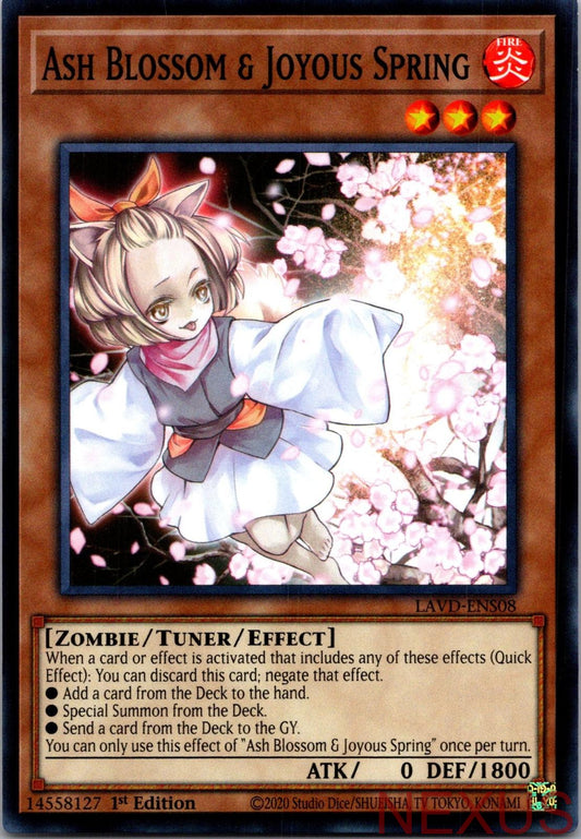 Ash Blossom & Joyous Spring (LAVD-ENS08) LAVD-ENS08 1st Edition NM