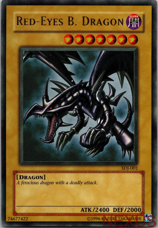Red-Eyes B. Dragon SDJ-001 Ultra Rare Starter Deck: Joey Yu-Gi-Oh Unlimited NM